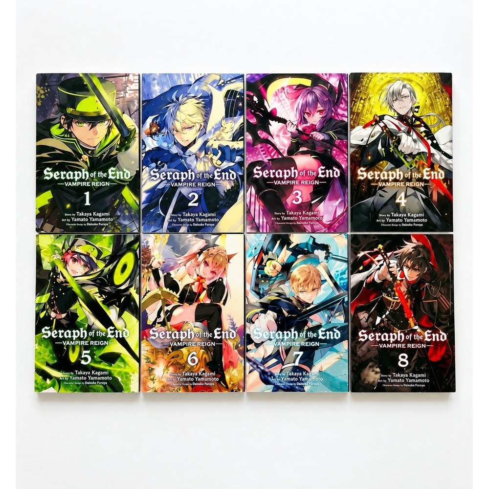 Seraph of the End Vampire Reign Manga in English Vol. 1-8